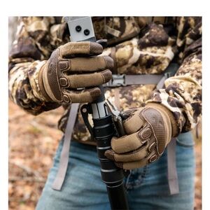 First Lite Shale Touch merino wool gloves, size small.